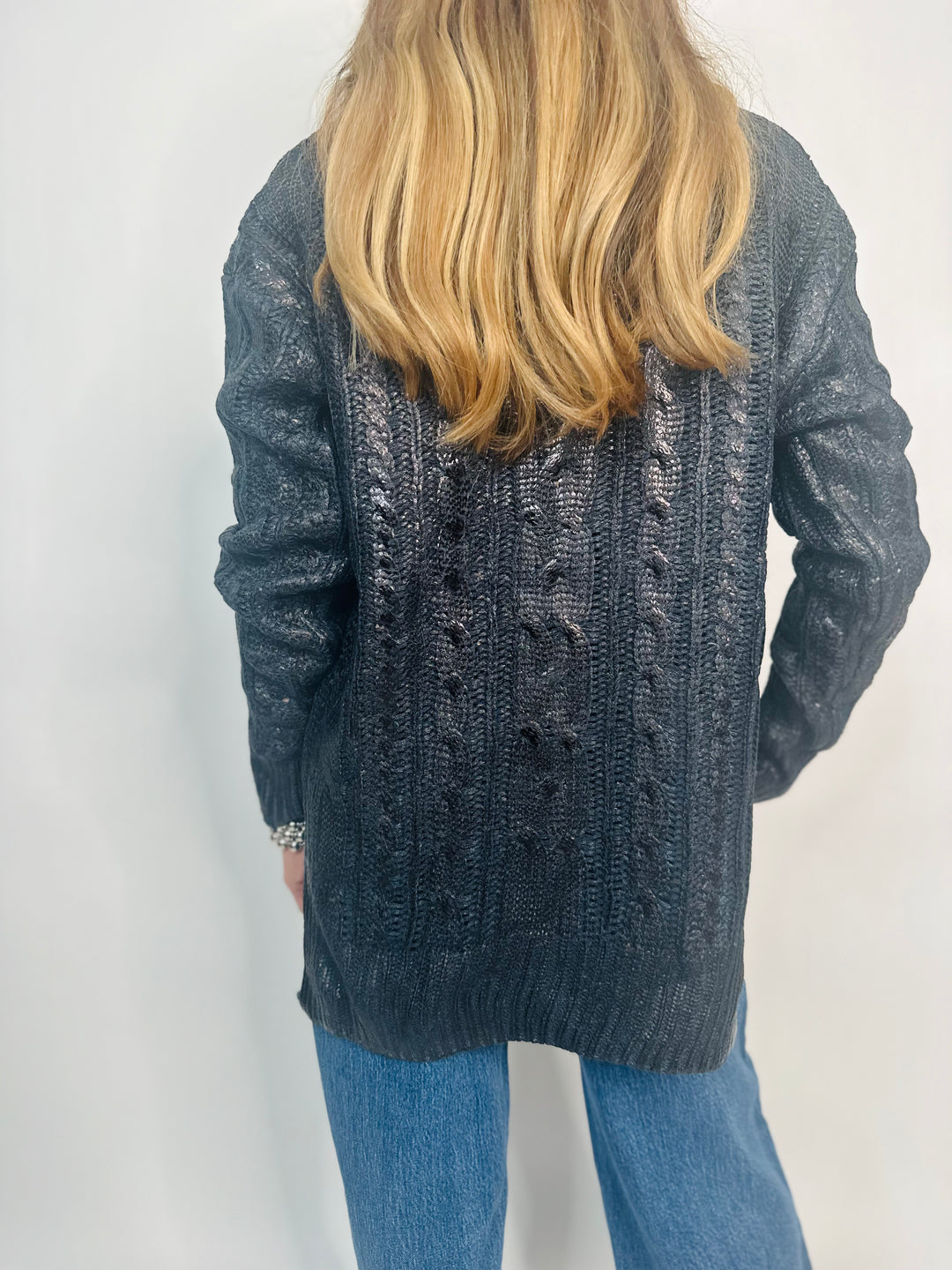 Cire Fabric Knit Sweater