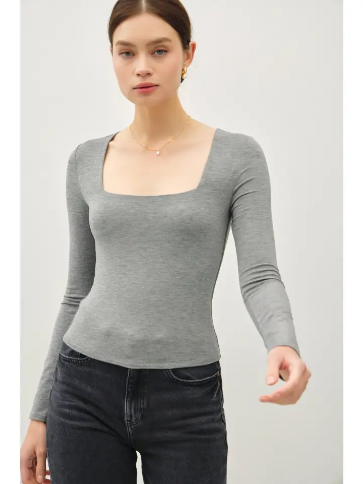 Norah Square Neck Top (Many Colors!)