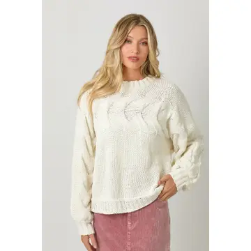 Cable Knit Pullover Sweater