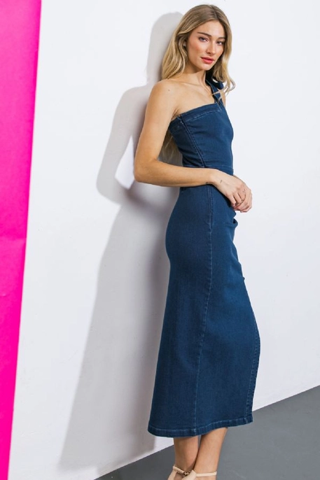 Marlowe Denim Midi Dress