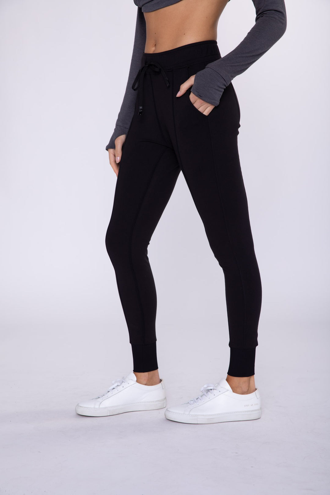 Slim-Fit Paneled Joggers