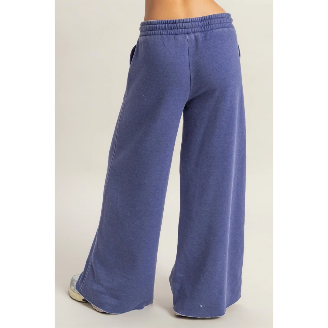 High Rise Wide Leg Drawstring Pants