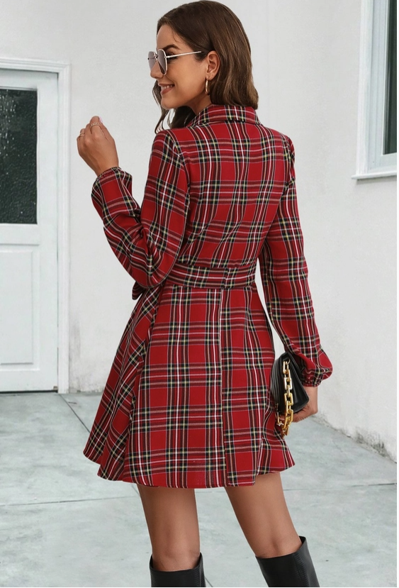 Classic Plaid Dress