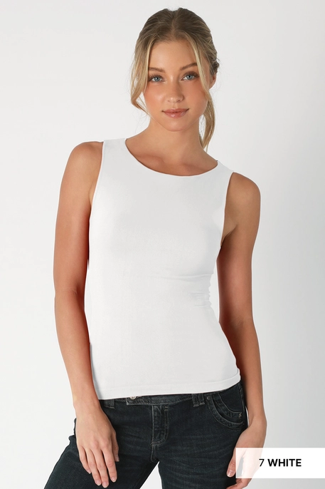 Clean Line Boat Neck Tank Top (3 Colors!)