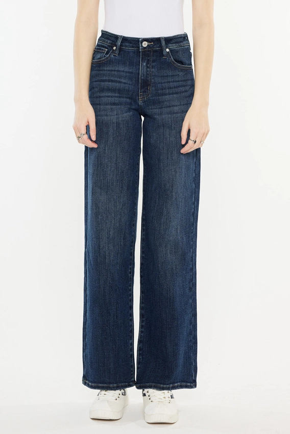 Kancan Essentials High Rise Wide Leg Jean