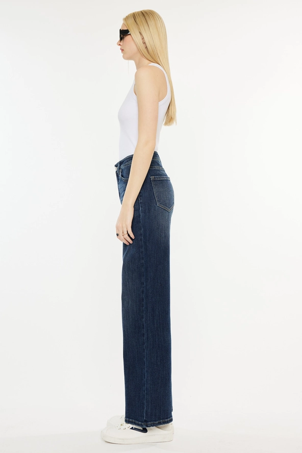 Kancan Essentials High Rise Wide Leg Jean