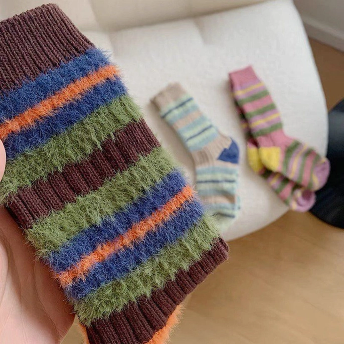 Rufia - Thick Striped Winter Warm Socks