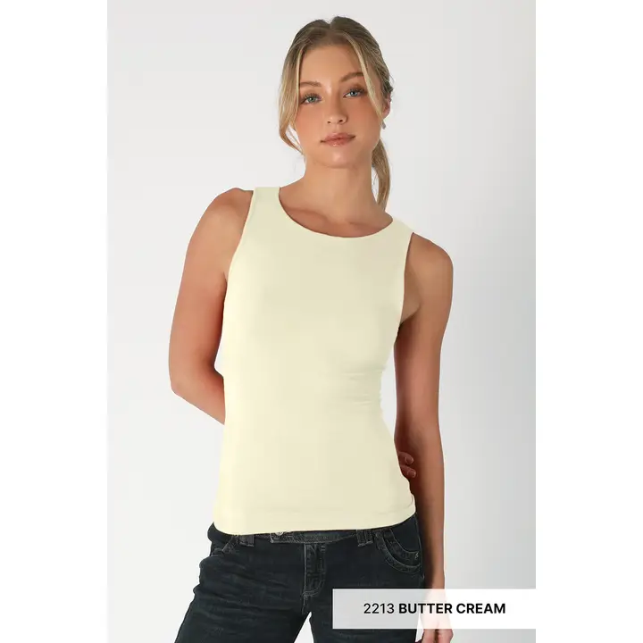 Clean Line Boat Neck Tank Top (3 Colors!)