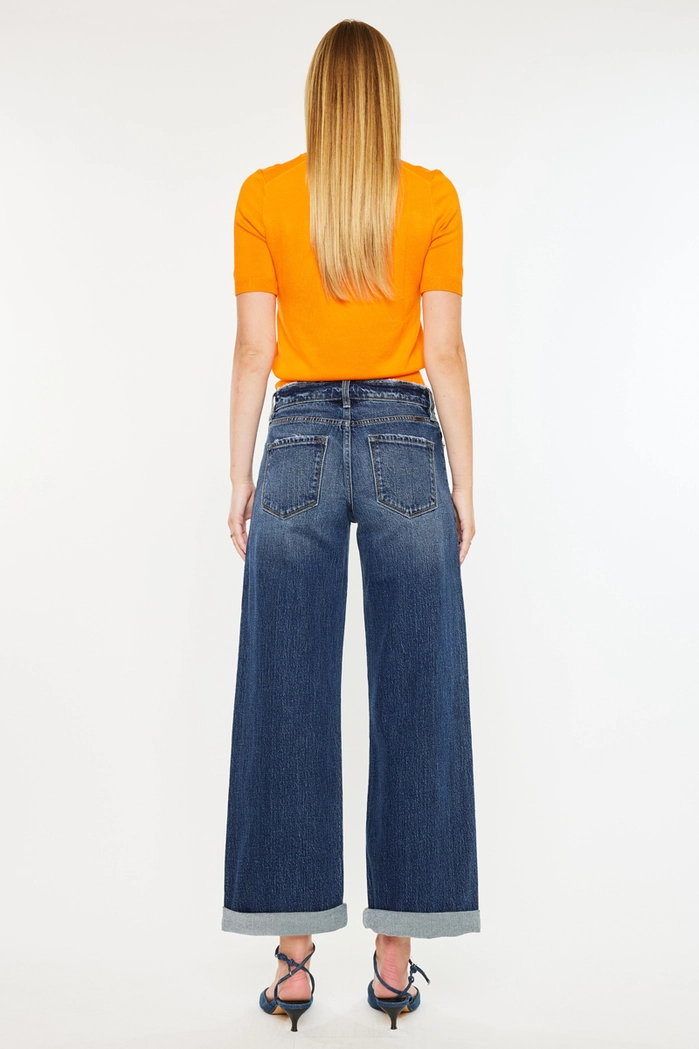 Rosie High Rise Wide Leg Jeans